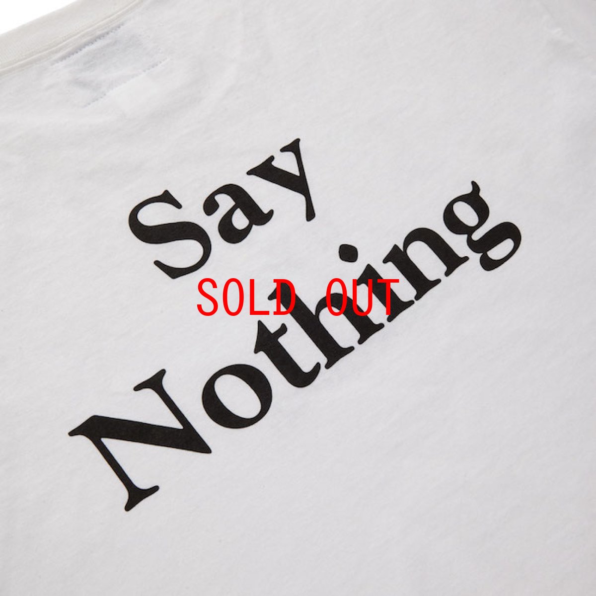 画像4: Nothin' Special(ナッシン スペシャル)If You See S/S Tee White Tシャツ  (4)