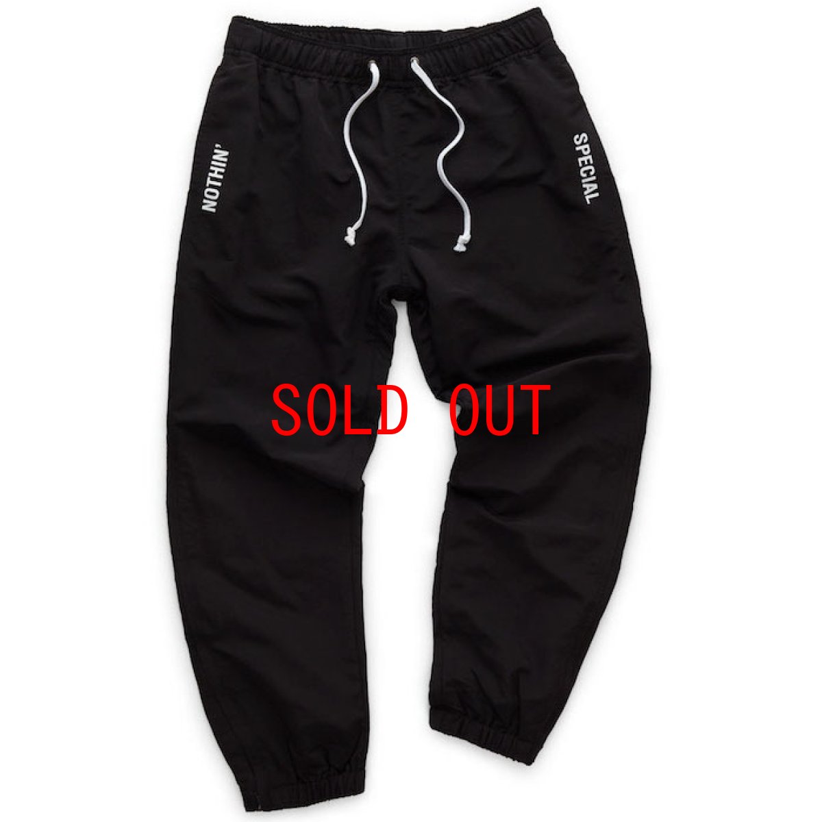 画像1: Nothin' Special(ナッシン スペシャル)Out Of Nothing Track Pants Black トラック パンツ (1)