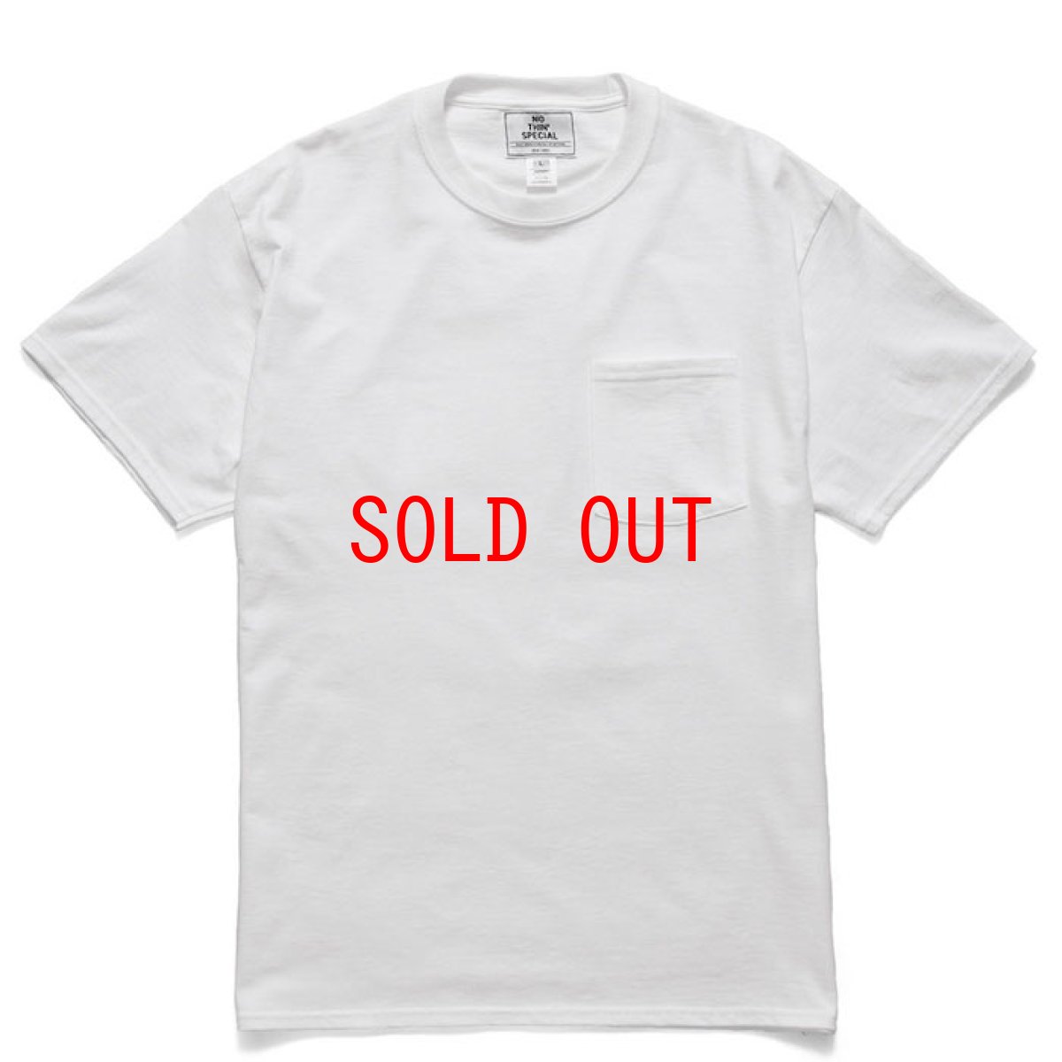 画像2: Nothin' Special(ナッシン スペシャル)World Famous Pocket S/S Tee White ポケット Tシャツ  (2)