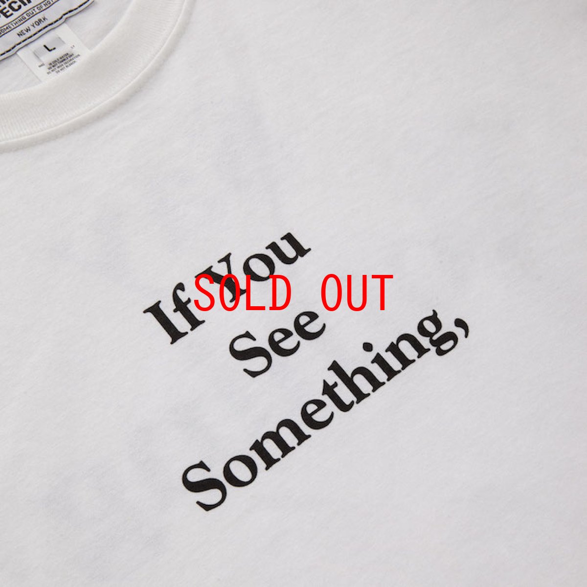 画像3: Nothin' Special(ナッシン スペシャル)If You See S/S Tee White Tシャツ  (3)