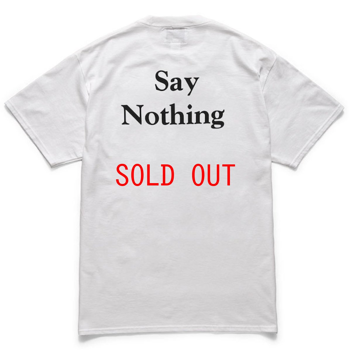 画像2: Nothin' Special(ナッシン スペシャル)If You See S/S Tee White Tシャツ  (2)