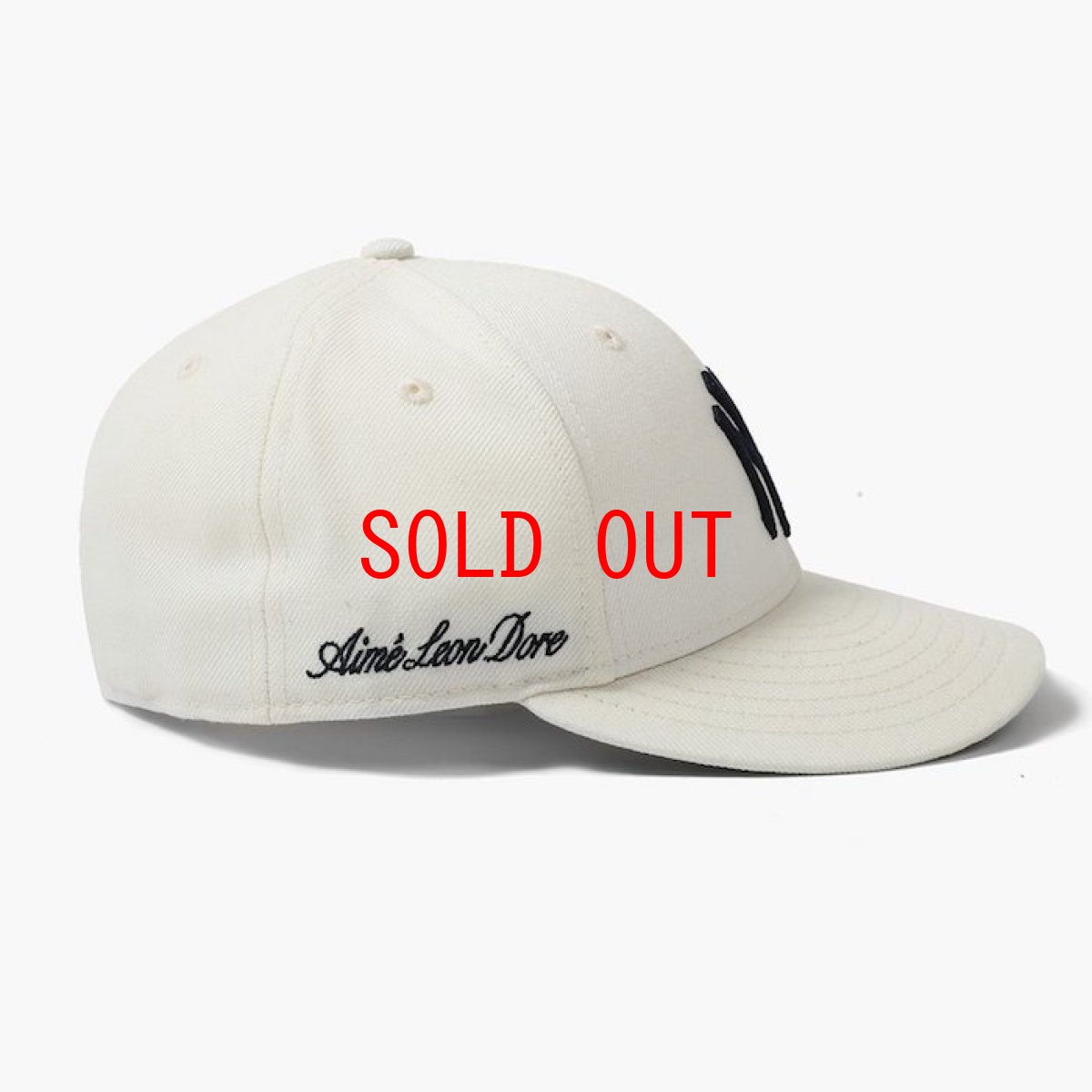 画像1: Aime Leon dore(エイメ レオン ドレ) × New Era (ニューエラ) LP 59Fifty Cap NewYork Yankees White ニューヨーク ヤンキース Kith ネイビー ホワイト (1)