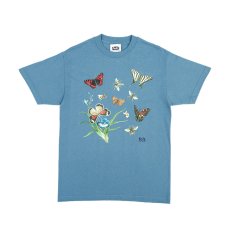 画像2: Felt(フェルト) Butterfly Bee S/S Tee Blue Tシャツ (2)