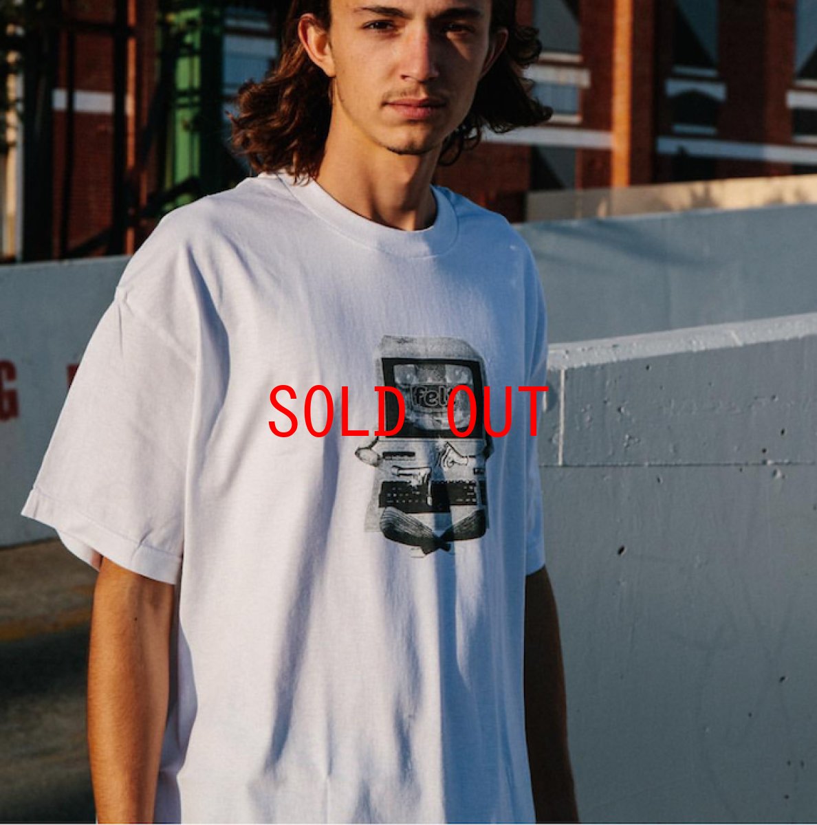 画像3: Felt(フェルト) Dial Up S/S Tee White Tシャツ (3)