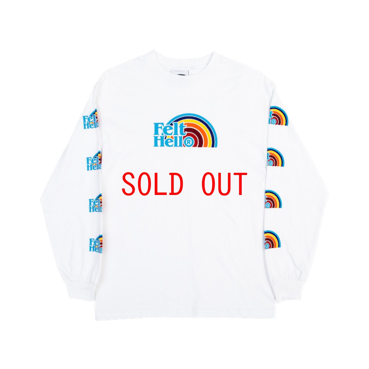 画像2: Felt(フェルト)  Hell L/S Tee Longsleeve White Tシャツ (2)