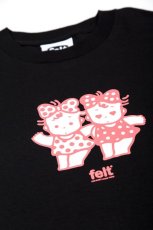 画像3: Felt(フェルト) Shibuya Twins S/S Tee Black Tシャツ (3)