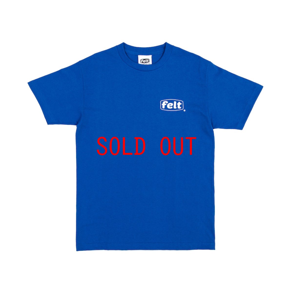 画像2: Felt(フェルト) Work Logo S/S Tee Blue Tシャツ (2)