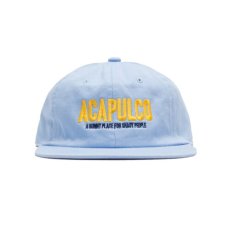 画像2: Acapulco Gold (アカプルコゴールド)Dad Hat Cap Khaki Blue Green ストラップ バック キャップ 帽子 ロゴ (2)