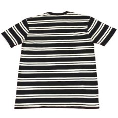 画像2: AGNY Border Pocket S/S Tee Navy Red Black White Tシャツ ボーダー ポケット ポケT (2)