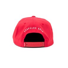 画像3: EMB Classic 5 Panel Snapback Cap Red スナップバック  キャップ 帽子 ロゴ (3)