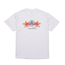 画像1: Hawaiian Flower S/S Tee White Tシャツ (1)