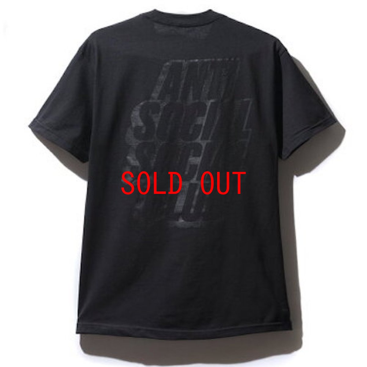 画像1: Anti Social Social Club(アンチ ソーシャル ソーシャル クラブ)Black Blocked S/S Tee Logo ロゴ 半袖 Tシャツ (1)
