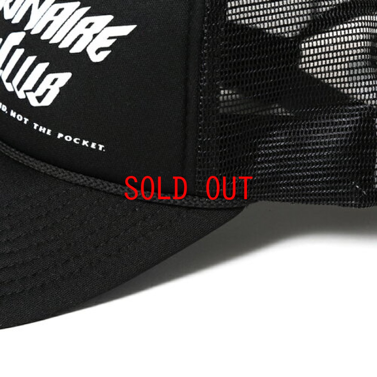 画像4: Billionaire Boys Club (ビリオネアボーイズクラブ)Flying Logo Mesh Trucker Cap Balck ロゴ メッシュ トラッカー キャップ (4)