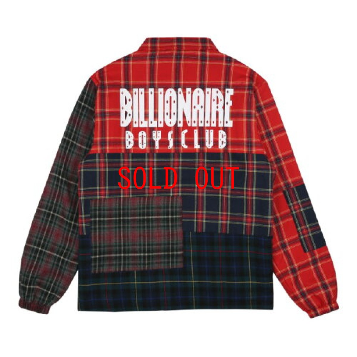 画像2: Multi check zip jacket Patchwork パッチワーク ジャケット  (2)