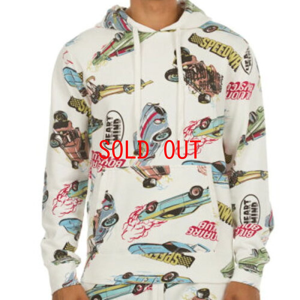 画像1: Billionaire Boys Club (ビリオネアボーイズクラブ)Speedway Sweat Hoodie White スウェット フーディー (1)