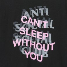 画像2: Anti Social Social Club(アンチ ソーシャル ソーシャル クラブ)Logo S/S Tee Black ロゴ 半袖 Tシャツ ブラック ピンク Can't Sleep Without You ASSC (2)