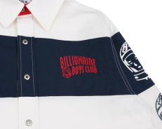 画像3: Billionaire Boys Club (ビリオネアボーイズクラブ)Striped Poplin L/S Shirt ストライプ ボーダー ポプリン 長袖 シャツ  (3)