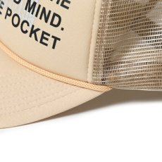 画像3: Billionaire Boys Club (ビリオネアボーイズクラブ)Mantra Logo Mesh Trucker Cap Khaki ロゴ メッシュ トラッカー キャップ (3)