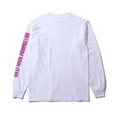 画像2: Billionaire Boys Club (ビリオネアボーイズクラブ)Hand sign Pocket L/S Tee White ハンド サイン ポケット Long Sleeve Tシャツ (2)