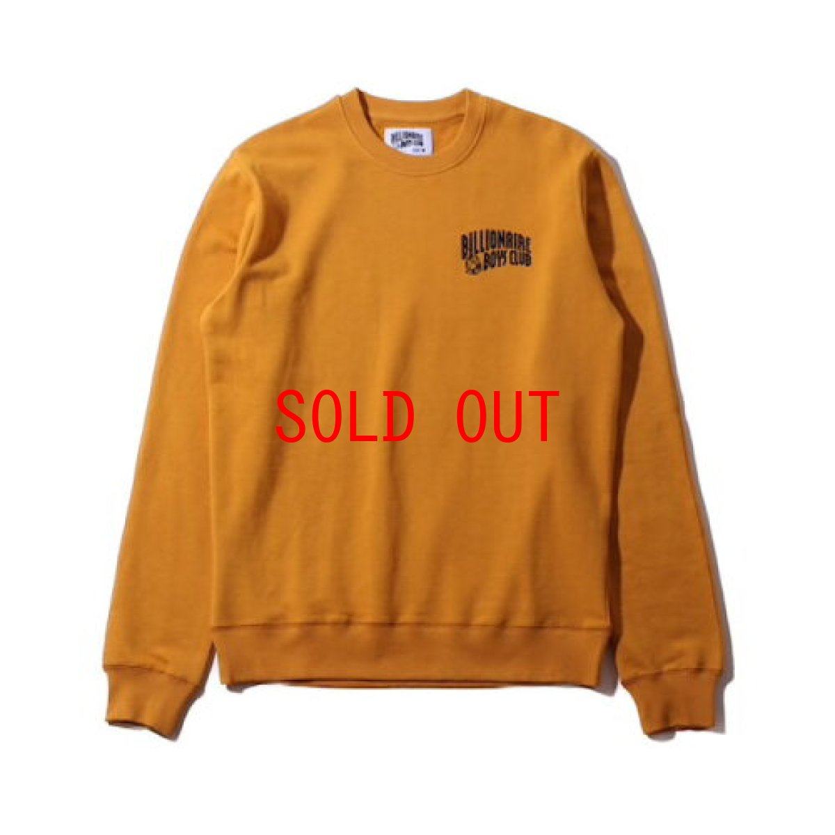 画像1: Comfy Small Arch Logo Crew Neck Sweat Shirts ORANGE クルーネック スウェット (1)