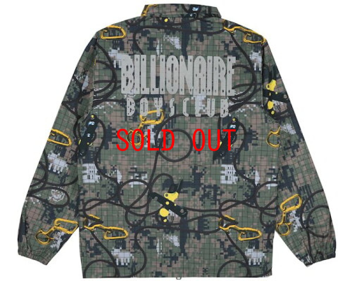 画像2: Climbing Camo Zip Coach Jacket ジップ カモ 迷彩 コーチ ジャケット (2)