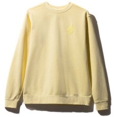 画像1: Anti Social Social Club(アンチ ソーシャル ソーシャル クラブ)Invincible Logo Crew Neck Sweat Yellow Logo ロゴ クルー ネック 刺繍 スウェット (1)