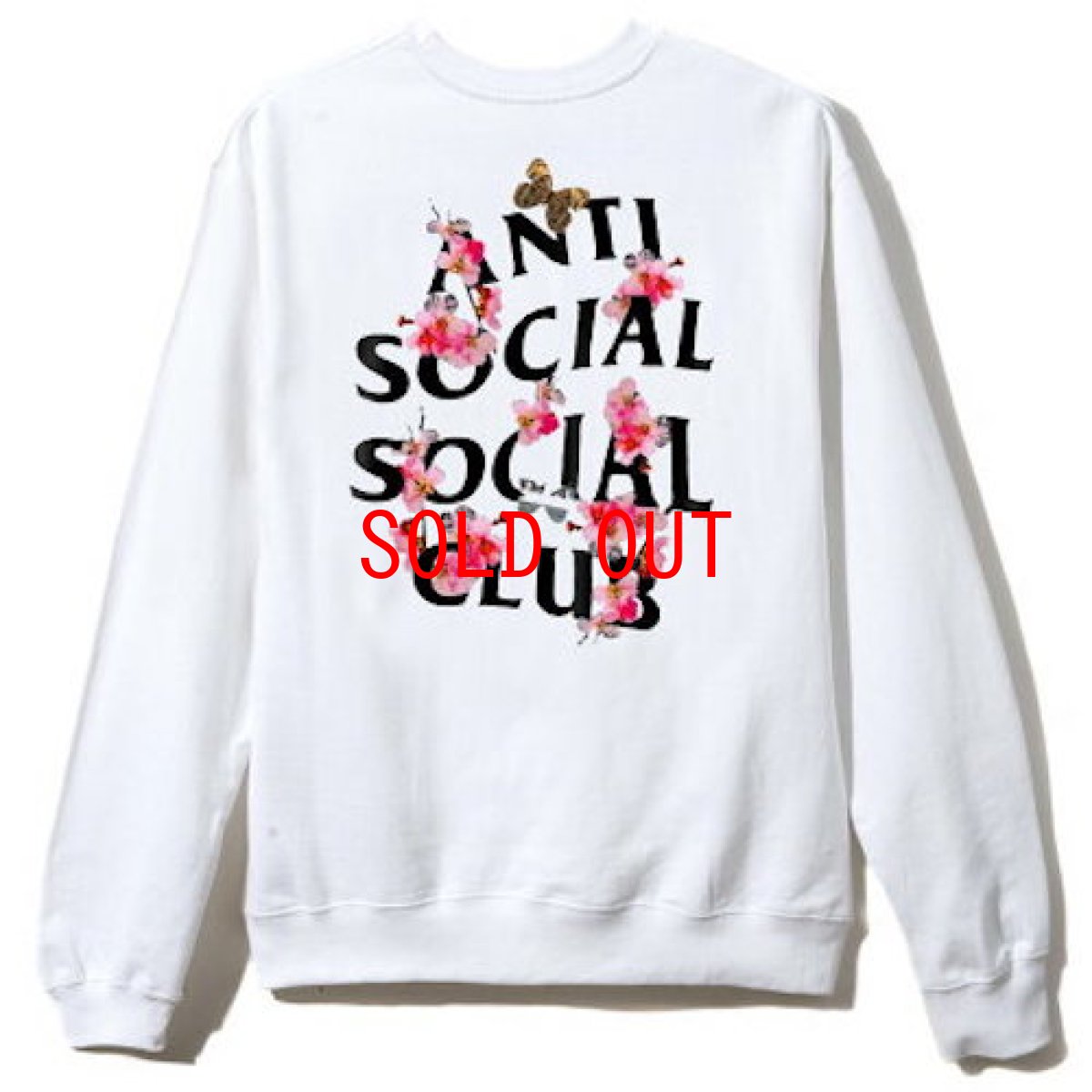 画像1: Anti Social Social Club(アンチ ソーシャル ソーシャル クラブ)KKOCH Crew Neck Sweat White Logo ロゴ クルーネック スウェット (1)