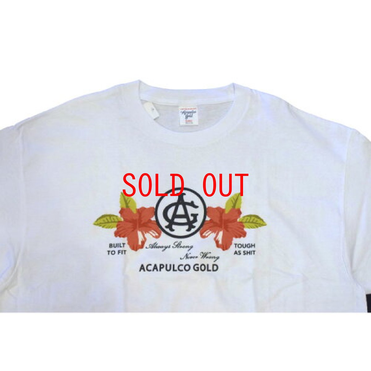 画像2: Hawaiian Flower S/S Tee White Tシャツ (2)