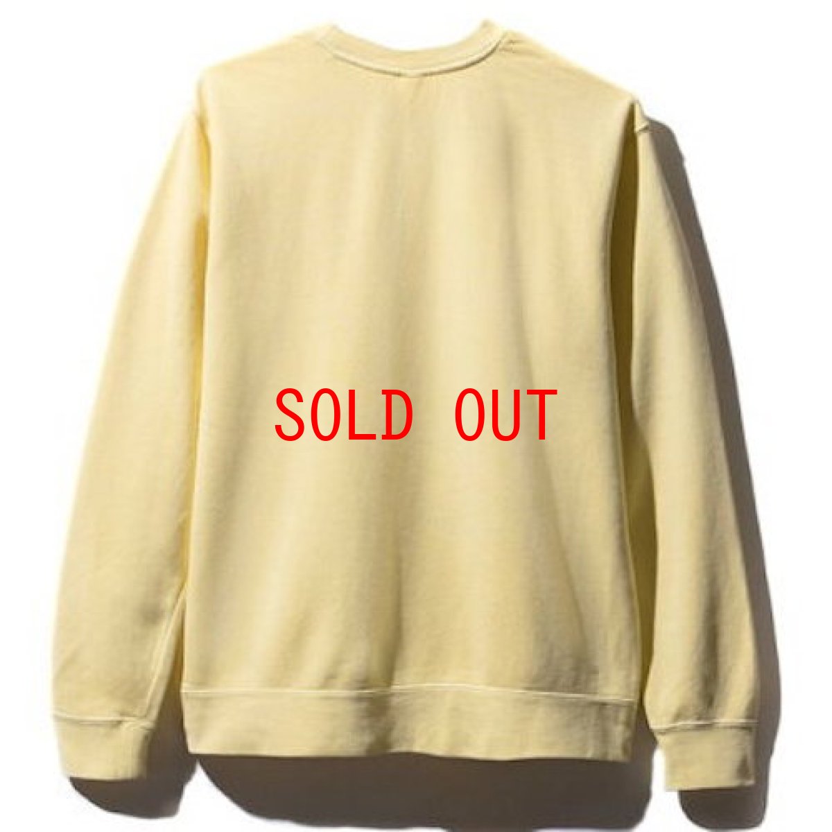 画像2: Anti Social Social Club(アンチ ソーシャル ソーシャル クラブ)Invincible Logo Crew Neck Sweat Yellow Logo ロゴ クルー ネック 刺繍 スウェット (2)