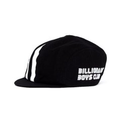 画像1: Billionaire Boys Club (ビリオネアボーイズクラブ) C Black White Logo バイク メッセンジャー キャップ (1)