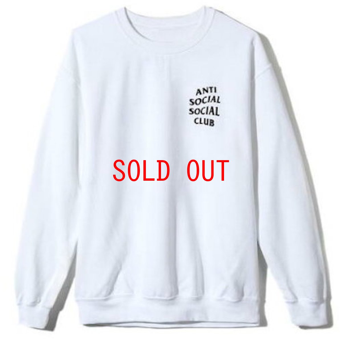 画像2: Anti Social Social Club(アンチ ソーシャル ソーシャル クラブ)KKOCH Crew Neck Sweat White Logo ロゴ クルーネック スウェット (2)