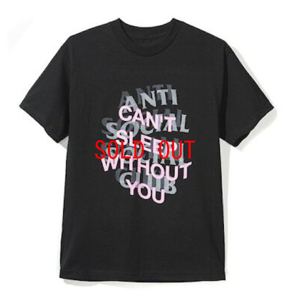 画像1: Anti Social Social Club(アンチ ソーシャル ソーシャル クラブ)Logo S/S Tee Black ロゴ 半袖 Tシャツ ブラック ピンク Can't Sleep Without You ASSC (1)