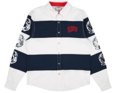 画像1: Billionaire Boys Club (ビリオネアボーイズクラブ)Striped Poplin L/S Shirt ストライプ ボーダー ポプリン 長袖 シャツ  (1)