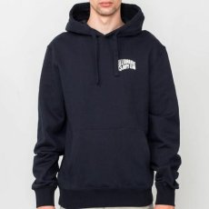 画像1: Small Arch Logo Pullover Hoodie Navy アーチ シンボル ロゴ プルオーバー フーディー パーカー (1)