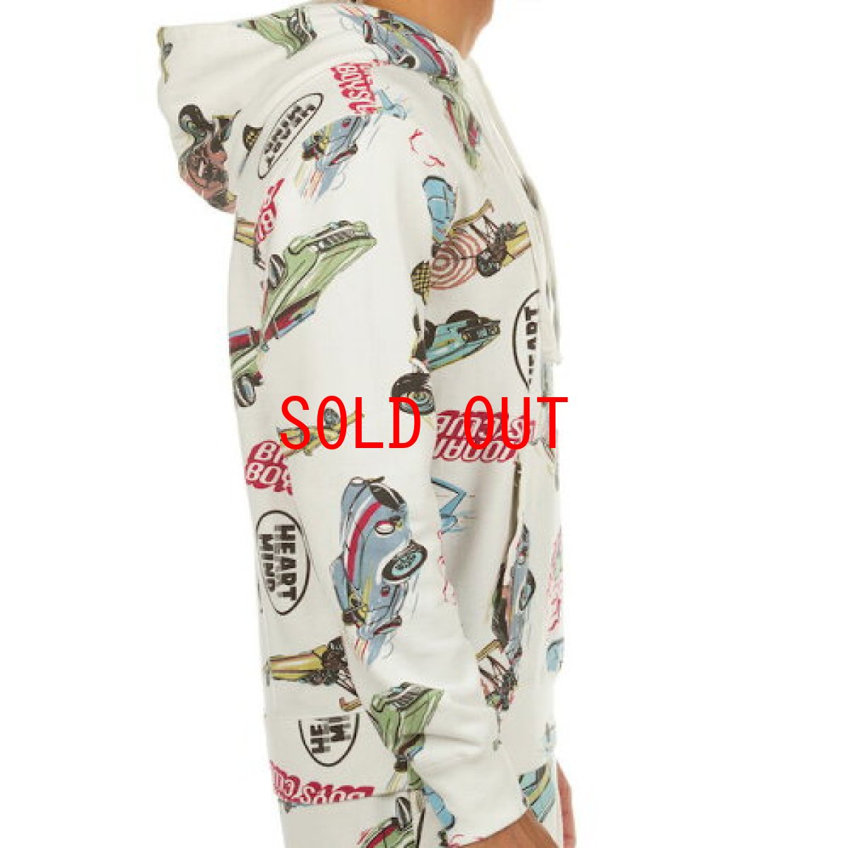 画像4: Billionaire Boys Club (ビリオネアボーイズクラブ)Speedway Sweat Hoodie White スウェット フーディー (4)