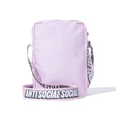 画像2: Anti Social Social Club(アンチ ソーシャル ソーシャル クラブ)Side Logo Mini Pouch Pink Logo ロゴ サイド ミニ ポーチ (2)