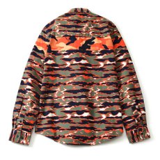 画像3: BB Hidden L/S Shirts Tiger Camo Orange Multi 切替 タイガー カモ (3)