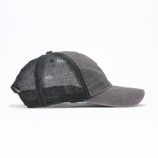 画像2: Logo mesh Cap Wash Black ロゴ メッシュ キャップ (2)