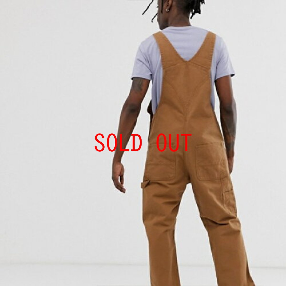 画像5: Bib Overall Hamilton Brown ビブ オーバーオール ハミルトン ブラウン キャンバス ダック (5)