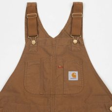 画像6: Bib Overall Hamilton Brown ビブ オーバーオール ハミルトン ブラウン キャンバス ダック (6)