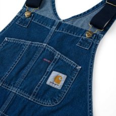 画像4: Bib Overall Blue Rinsed Indigo Denim ビブ オーバーオール  (4)