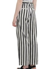 画像6: W` Cardony Stripe Pants Black White ブラック ホワイト ウィメンズ レディース Relaxed Straight (6)