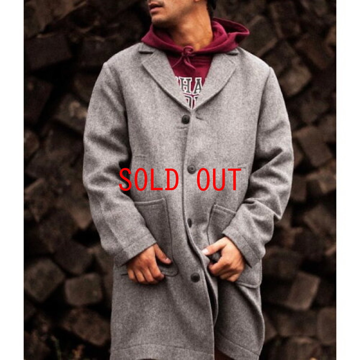 画像1: Wool Tailord Coat ウール コート (1)