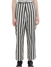 画像5: W` Cardony Stripe Pants Black White ブラック ホワイト ウィメンズ レディース Relaxed Straight (5)