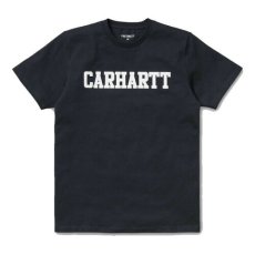 画像1: College Logo S/S Tee Black カレッジ ロゴ 半袖 Tシャツ (1)