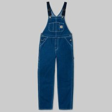 画像2: Bib Overall Blue Rinsed Indigo Denim ビブ オーバーオール  (2)