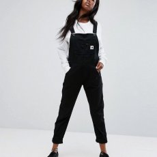 画像1: Bib Overall Black レディース オーバーオール (1)