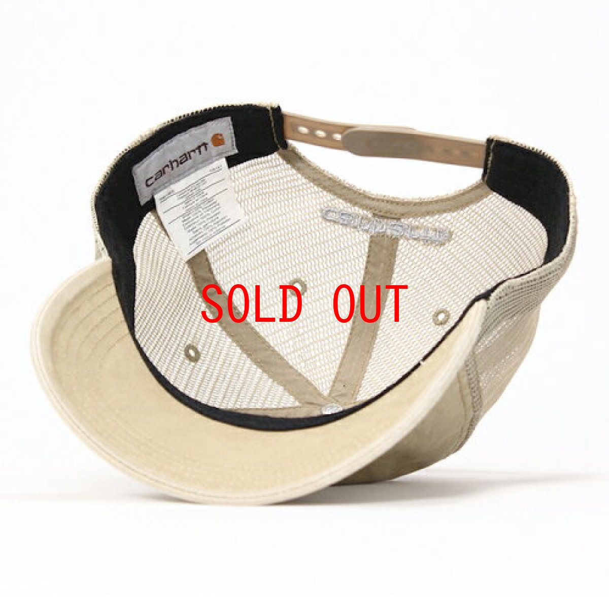 画像5: Logo mesh Cap Wash Khaki Wash Black ウォッシュ ロゴ メッシュ キャップ (5)