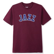 画像2: Jazz Logo S/S Tee Burgundy バーガンディー Tシャツ (2)