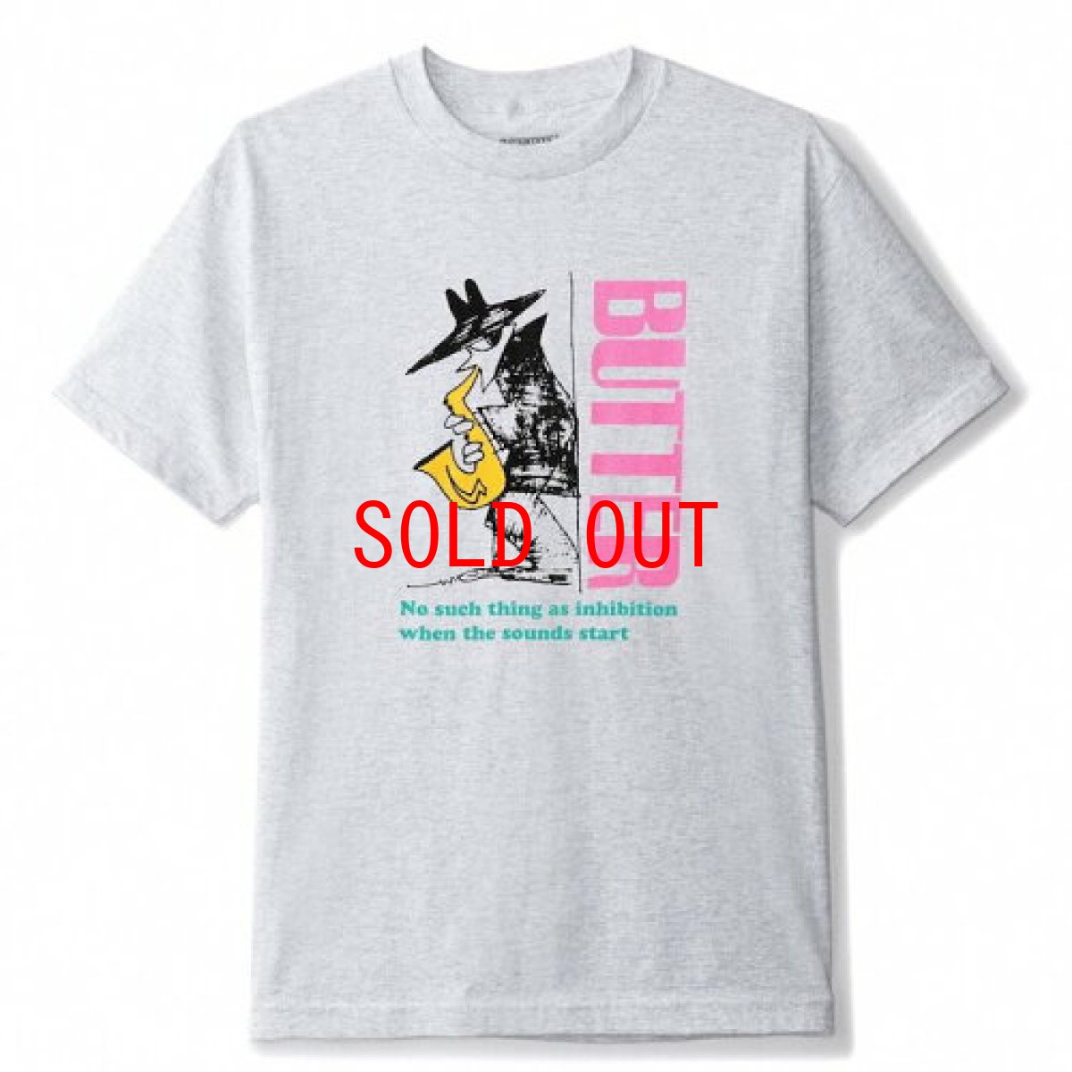 画像2: Inhibition S/S Tee Ash Grey アッシュ グレイ Tシャツ (2)